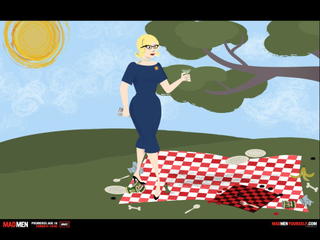 Illustration for article titled My Mad Men Avatar Is Awkward And Drunk